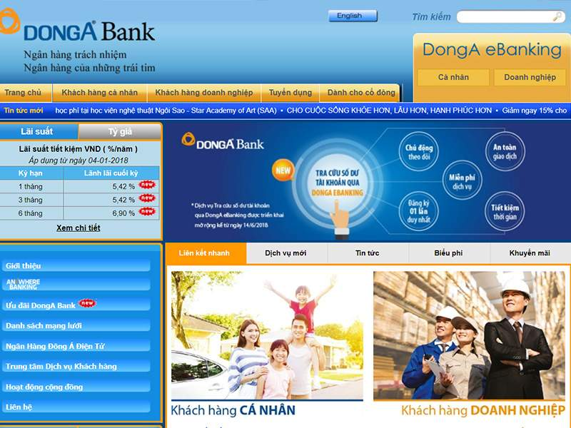 Ngân hàng điện tử Đông Á