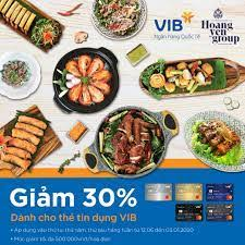 Giảm đến 30% tại ShopeeFood với thẻ tín dụng VIB