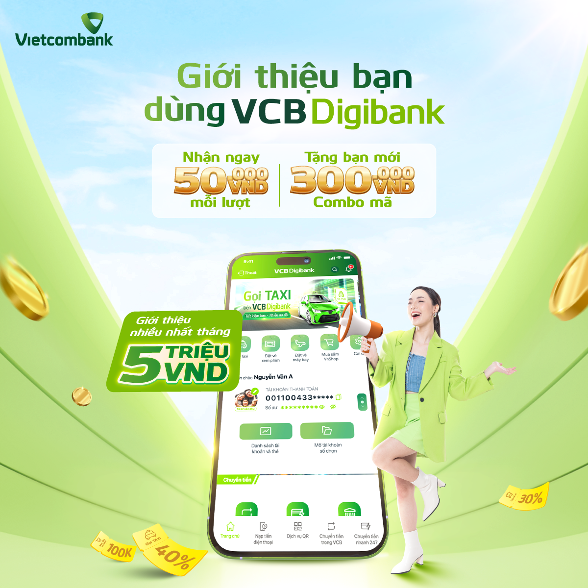 Giới thiệu bạn dùng VCB Digibank – Nhận quà siêu hấp dẫn cho cả người ...