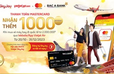 Chủ thẻ tín dụng quốc tế Bac A Bank nhận 1.000 SkyPoint khi thanh toán