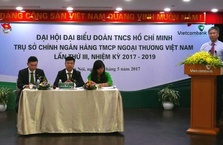 ĐẠI HỘI ĐOÀN TNCS HỒ CHÍ MINH TRỤ SỞ CHÍNH VIETCOMBANK LẦN THỨ III NHIỆM KỲ 2017 – 2019