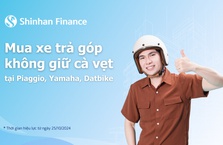 Shinhan Finance cho khách vay mua xe trả góp với lãi suất chỉ từ 0%