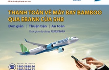 Thanh toán vé máy bay Bamboo qua Ngân hàng điện tử SHB
