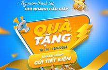 Mừng sinh nhật, BAOVIET Bank Cầu Giấy tặng quà khách hàng
