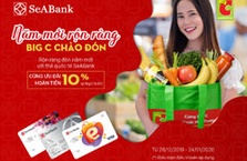 SeABank ưu đãi hoàn tiền 10% giao dịch thanh toán bằng thẻ quốc tế