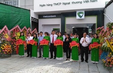VIETCOMBANK TIỀN GIANG KHAI TRƯƠNG PHÒNG GIAO DỊCH CÁI BÈ