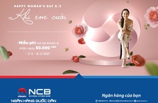 NCB tri ân khách hàng nữ nhân dịp 8/3