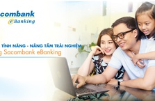 Ngân hàng điện tử Sacombank thêm nhiều tính năng mới