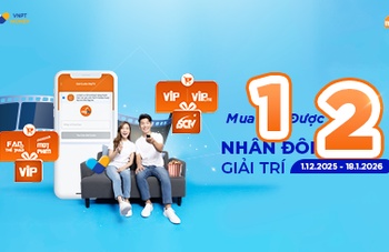 MyTV ưu đãi lớn cuối năm: Mua 1 Được 2 - Nhân đôi giải trí