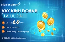 KienlongBank cho KHDN vay ưu đãi với lãi suất 6,6%/năm