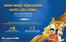 Sinh nhật rộn ràng – rước lộc vàng cùng Sacombank-SBR
