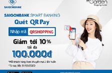 SaiGonBank khuyến mại “Vui chơi mua sắm, tiết kiệm Tám Trăm” tại TTTM The Garden