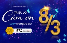 Triệu lời cảm ơn ngày 08/03