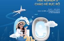 VietinBank tặng ưu đãi tới 20% khi mua vé của Singapore Airlines