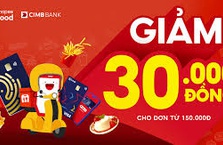 Chương trình Thứ hai deal hời, giảm giá 30K trên ShopeeFood