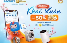 Deal “khủng” khai xuân: Ưu đãi tới 50%, freeship khi mua sắm VnShop trên BAOVIET Smart