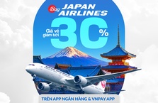 Ưu đãi siêu hấp dẫn cùng Japan Airlines đến 30% – Duy nhất trên App ngân hàng & VNPAY!