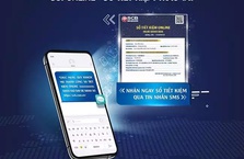 Chính thức ra mắt tính năng “nhận sổ tiết kiệm online” qua SMS