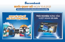 Sacombank trao thưởng iPhone, máy in HP cho khách hàng