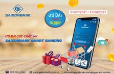 SaiGonBank ưu đãi sử dụng ứng dụng Smart Banking