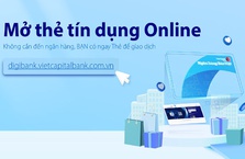 Viet Capital Bank triển khai tính năng mở thẻ tín dụng online trên Digibank