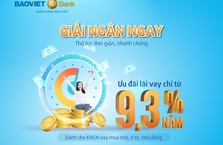 Vay vốn với lãi suất thấp tại BAOVIET Bank