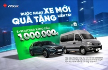 VPBank tặng quà liền tay khi vay mua ô tô
