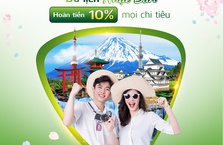 Chào mừng quay lại Nhật Bản và hoàn 10% mọi giao dịch bằng thẻ Vietcombank JCB