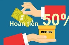 600 triệu đồng hoàn tiền cho khách hàng khi thanh toán vé máy bay, tàu qua Sacombank