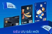 Tận hưởng hàng loạt ưu đãi mới từ bộ ba thẻ MB JCB