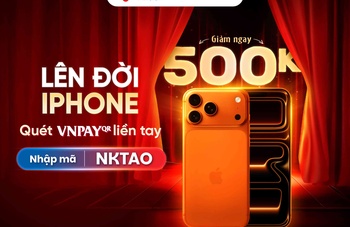Mua iPhone tại Nguyễn Kim, nhận ngay ưu đãi 500.000 đồng khi thanh toán bằng VNPAY-QR