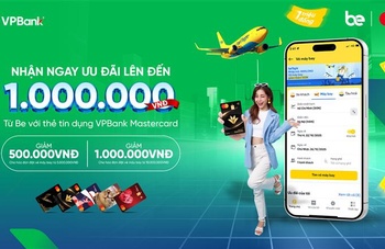 Nhận ngay ưu đãi lên đến 1.000.000 VNĐ từ Be với thẻ tín dụng VPBank Mastercard