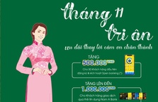 Chủ thẻ Nam A Bank nhận siêu ưu đãi khi chi tiêu vào các ngày 11/11, 20/11 và 26/11