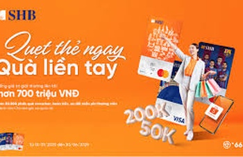 FPT Shop – Giảm lên đến 200.000 VNĐ khi thanh toàn bằng thẻ SHB Mastercard và thẻ SHB Solid Card