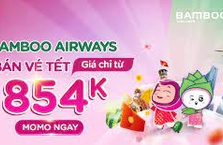 Bamboo Airways mở bán vé Tết chỉ từ 854.000Đ trên MoMo Travel