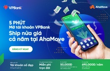 Ship nửa giá cả năm cùng AhaMove