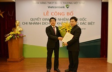 Bổ nhiệm Giám đốc Chi nhánh Vietcombank Dịch vụ khách hàng đặc biệt