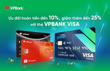 Ưu đãi lên đến 25% với thẻ VPBank Visa
