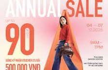 Săn hàng hiệu giảm tới 90% tại Tam Sơn Annual Sale Hồ Chí Minh