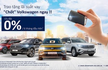 Shinhan Việt Nam cho khách hàng vay ưu đãi lãi suất 0% trong 6 tháng khi mua xe Volkswagen