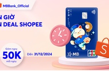 Lướt Shopee - giảm ngay 50K mỗi ngày cùng thẻ MB JCB