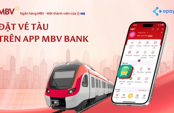 MUA VÉ TÀU NGAY TRÊN ỨNG DỤNG MBV BANK!