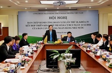 HỘI NGHỊ BAN CHẤP HÀNH CÔNG ĐOÀN VIETCOMBANK LẦN THỨ 10 KHÓA IV THÀNH CÔNG TỐT ĐẸP