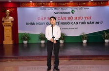 BAN LÃNH ĐẠO VIETCOMBANK GẶP MẶT CÁN BỘ HƯU TRÍ NHÂN KỶ NIỆM NGÀY QUỐC TẾ NGƯỜI CAO TUỔI