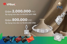 Giảm đến 2.000.000 VNĐ tại PNJ với thẻ tín dụng VPBank