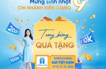 BAOVIET Bank Kiên Giang: Tri ân khách hàng - Tưng bừng quà tặng