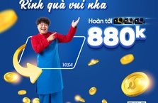 Chủ thẻ NCB Visa nhận hoàn tiền tới 880.000 đồng