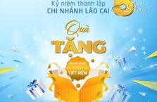 BAOviet Bank tặng quà khách hàng gửi tiết kiệm