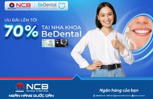 NCB ưu đãi khách hàng tới 70% giá trị dịch vụ tại nha khoa BeDental