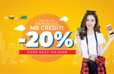 Hè sôi động cùng ưu đãi lớn 20% dành cho chủ thẻ MBBank